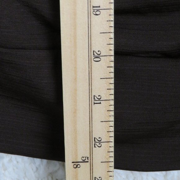 B-Wear* Women's Low Draped Cowl Neck Sleeveless Blouse Size Medium~ Made in USA - Picture 6 of 9